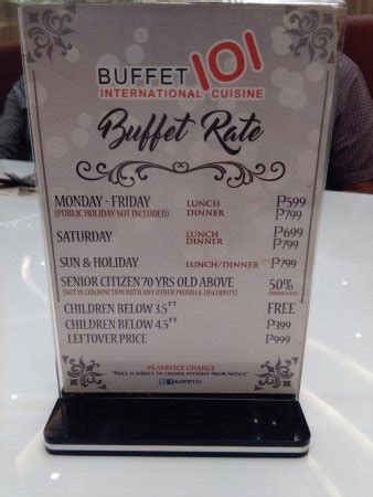 buffet 101 mandaue city.